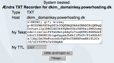 Как правильно прописать dkim в dns